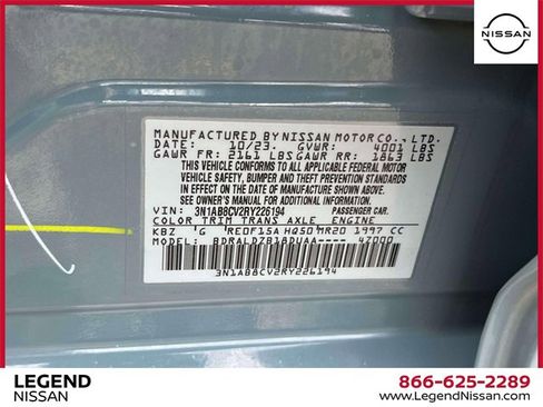 Used 2024 Nissan Sentra SV w/ All-Weather Package image 18