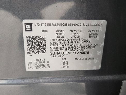 Certified 2019 Chevrolet Equinox LT AWD/4WD image 27