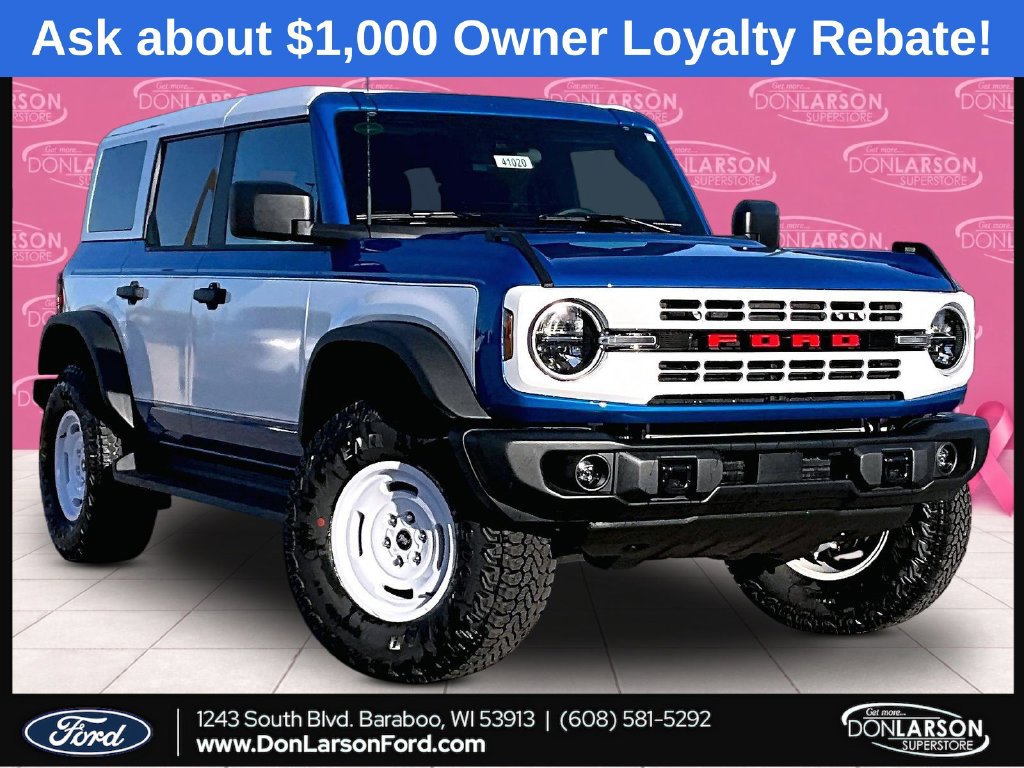 New 2026 Ford Bronco Heritage Edition AWD/4WD image 1