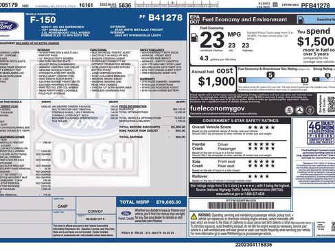 Certified 2023 Ford F150 King Ranch w/ Equipment Group 601A High AWD/4WD image 5