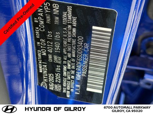Certified 2025 Hyundai Elantra N Line FWD image 30