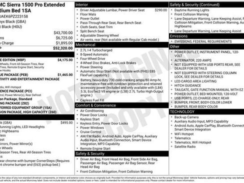 Certified 2023 GMC Sierra 1500 Pro w/ Graphite Edition image 6