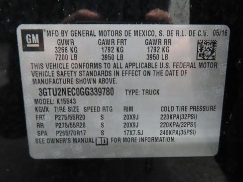 Used 2016 GMC Sierra 1500 SLT w/ SLT Premium Package image 51