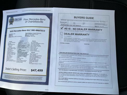 Used 2025 Mercedes-Benz GLC 300 4MATIC image 33