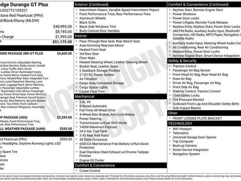 New 2026 Dodge Durango GT image 8