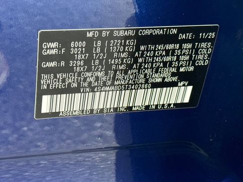 New 2026 Subaru Ascent Premium image 35