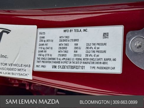 Used 2025 Tesla Model 3 Performance AWD/4WD image 31