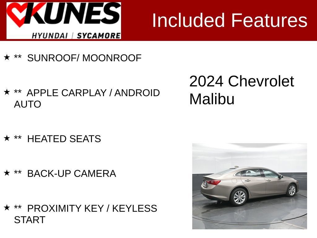 Used 2024 Chevrolet Malibu LT FWD image 2