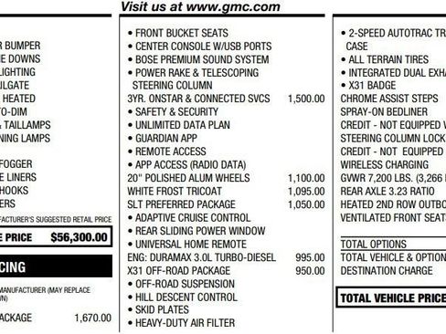Used 2023 GMC Sierra 1500 SLT w/ SLT Convenience Package AWD/4WD image 2