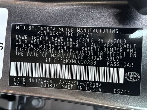 Used 2021 Toyota Camry XLE image 30