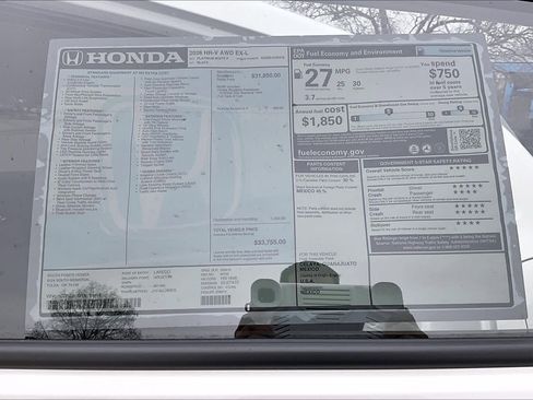 New 2026 Honda HR-V EX-L image 22