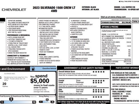 Used 2023 Chevrolet Silverado 1500 LT AWD/4WD image 9