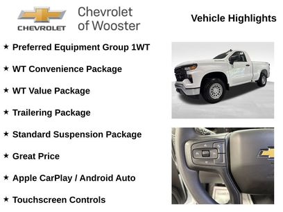 New 2025 Chevrolet Silverado 1500 W/T w/ WT Value Package
