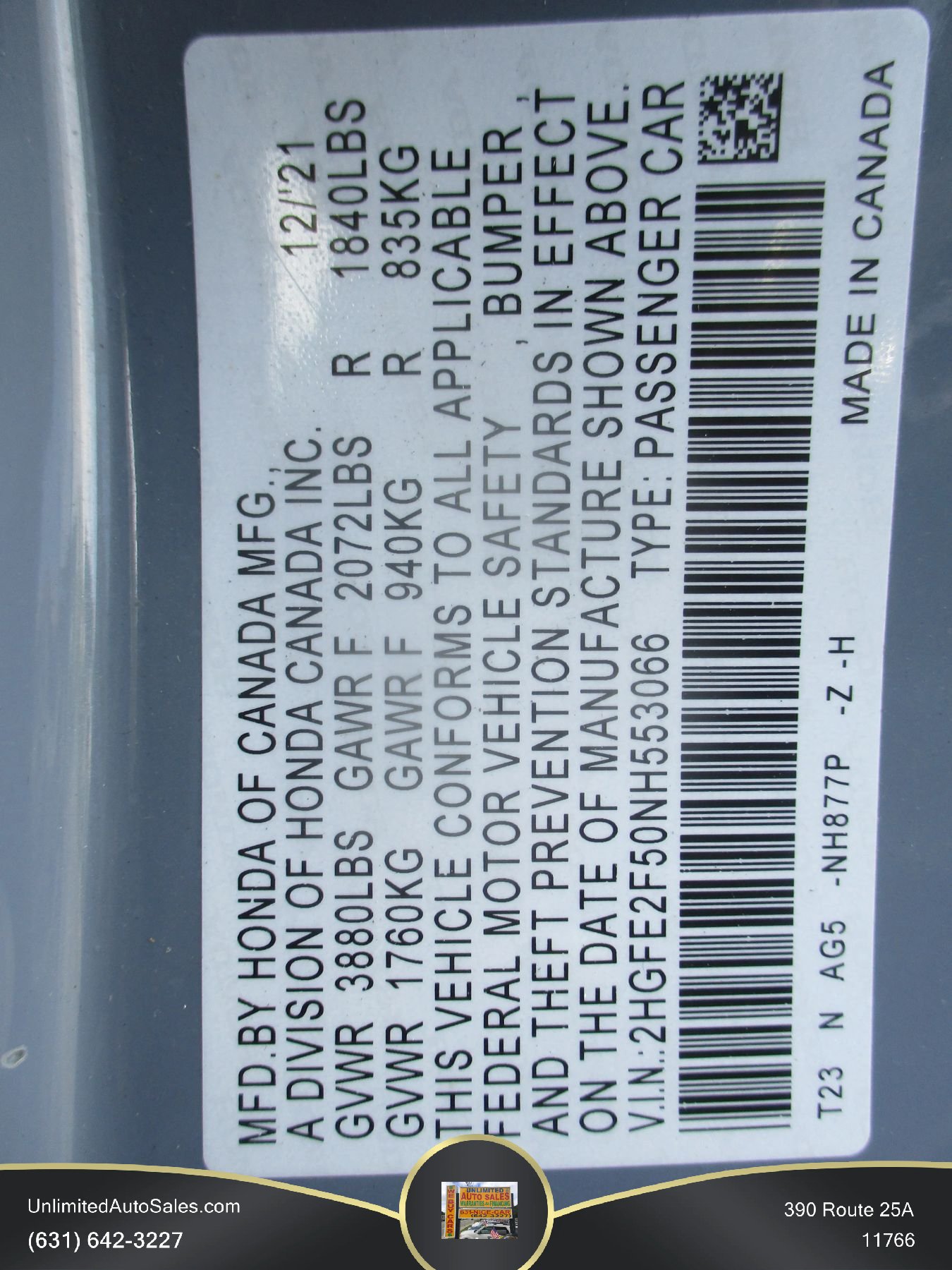 Used 2022 Honda Civic Sport image 11