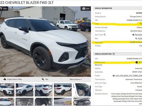 Used 2022 Chevrolet Blazer LT FWD image 61