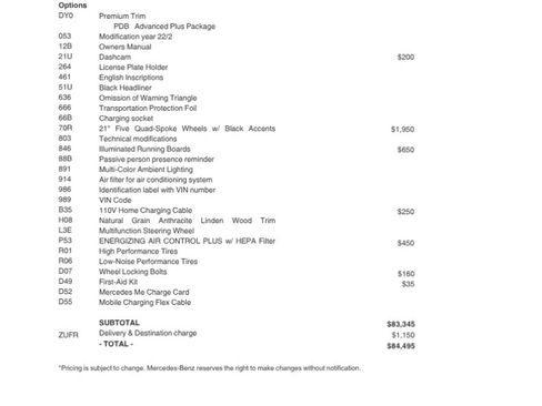 Certified 2023 Mercedes-Benz EQE 350+ SUV image 2