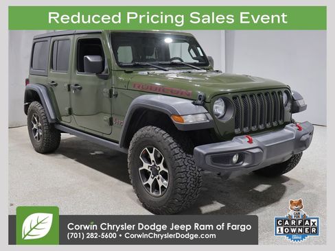 Used 2021 Jeep Wrangler Unlimited Rubicon AWD/4WD image 1