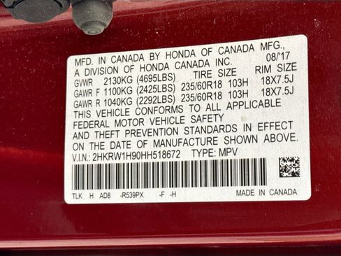 Used 2017 Honda CR-V Touring image 43