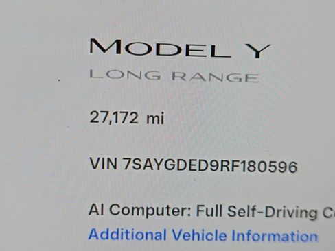 Used 2024 Tesla Model Y Long Range RWD image 3