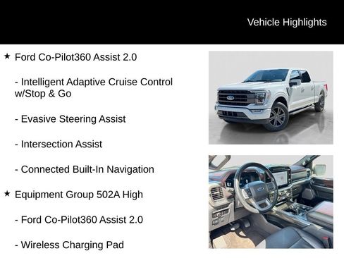 Used 2023 Ford F150 Lariat w/ Equipment Group 502A High AWD/4WD image 6