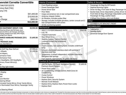 Used 2005 Chevrolet Corvette Convertible w/ Preferred Equipment Group image 8