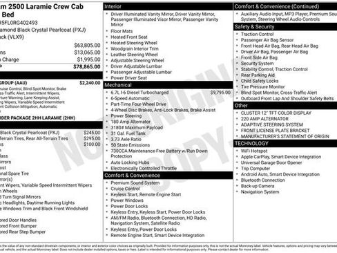 Used 2024 RAM 2500 Laramie w/ Safety Group image 24