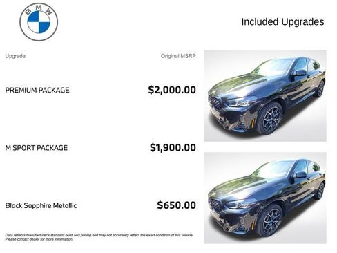 Certified 2025 BMW X4 xDrive30i w/ Premium Package AWD/4WD image 3