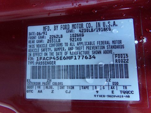 Used 1991 Ford Mustang GT image 83