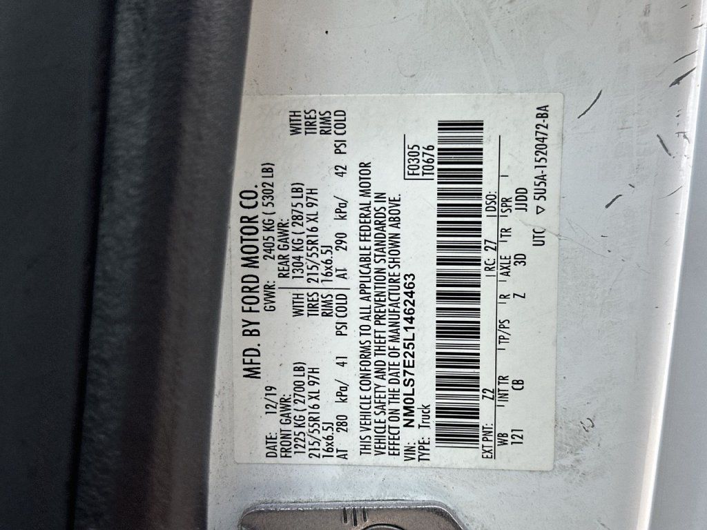 Certified 2020 Ford Transit Connect XL FWD image 35