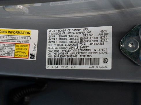 Certified 2025 Honda CR-V EX-L image 32