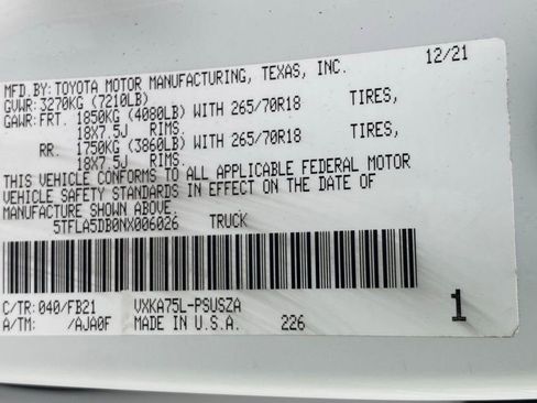 Used 2022 Toyota Tundra SR5 image 20