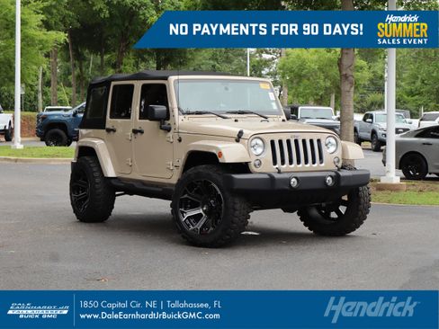 Used 2016 Jeep Wrangler Unlimited Sahara w/ Dual Top Group AWD/4WD image 1