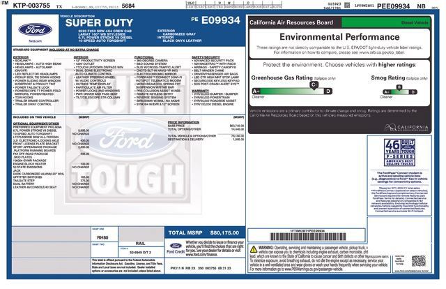 Used 2023 Ford F250 Lariat w/ Sport Appearance Package AWD/4WD image 11