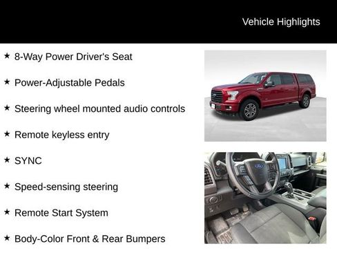 Used 2017 Ford F150 XLT w/ Equipment Group 302A Luxury image 15