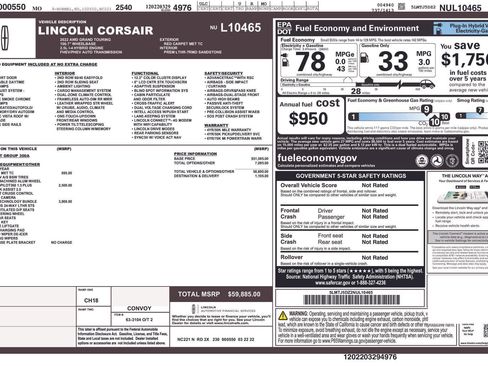 Used 2022 Lincoln Corsair Grand Touring w/ Elements Technology Bundle AWD/4WD image 36