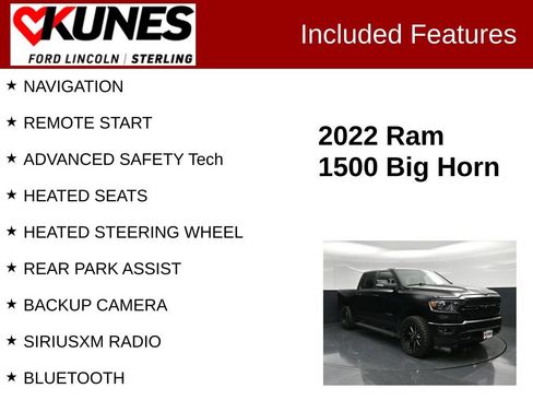 Used 2022 RAM 1500 Big Horn AWD/4WD image 2