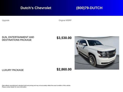 Used 2019 Chevrolet Suburban LT AWD/4WD image 5