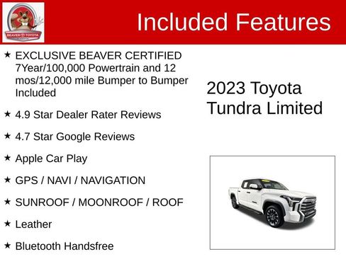 Used 2023 Toyota Tundra Limited w/ Power Package RWD image 4
