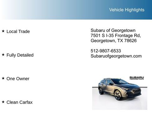 Certified 2025 Subaru Crosstrek 2.5i Limited w/ Crosstrek Mirror Package image 11