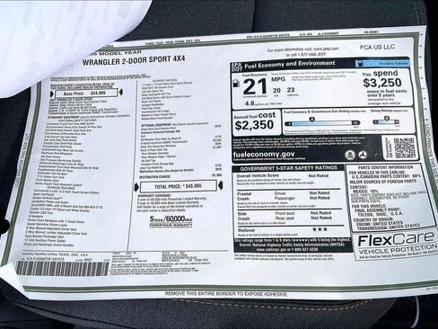 New 2026 Jeep Wrangler Sport image 12