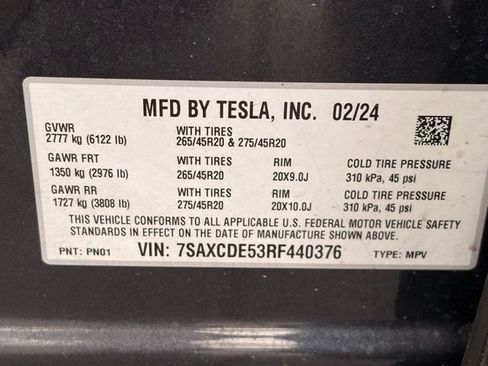 Used 2024 Tesla Model X AWD/4WD image 26