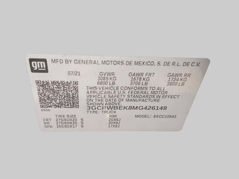 Used 2021 Chevrolet Silverado 1500 Custom RWD image 18