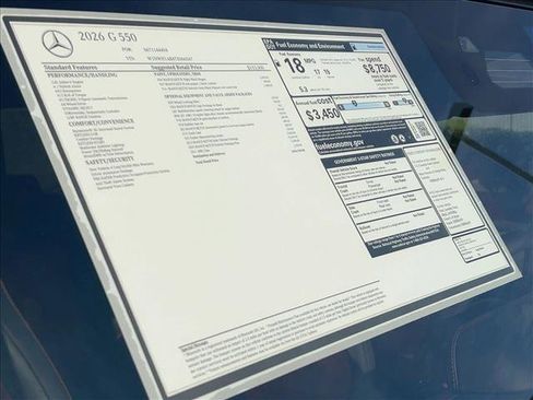 New 2026 Mercedes-Benz G 550 image 18