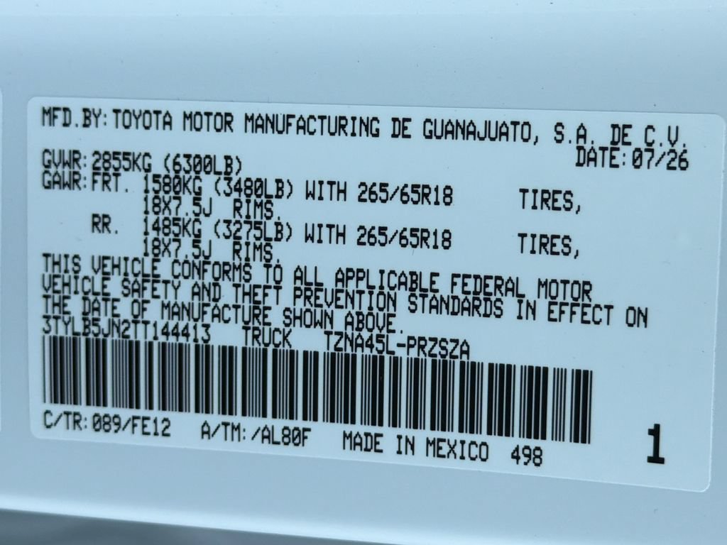 New 2026 Toyota Tacoma TRD Sport AWD/4WD image 37