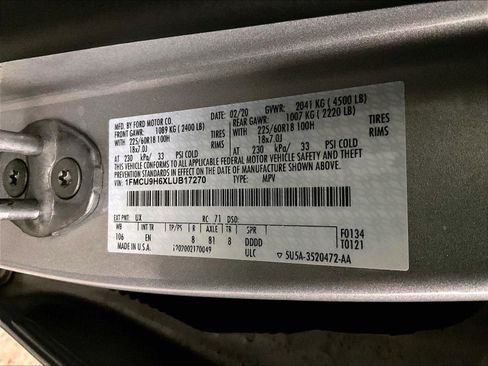 Certified 2020 Ford Escape SEL AWD/4WD image 32