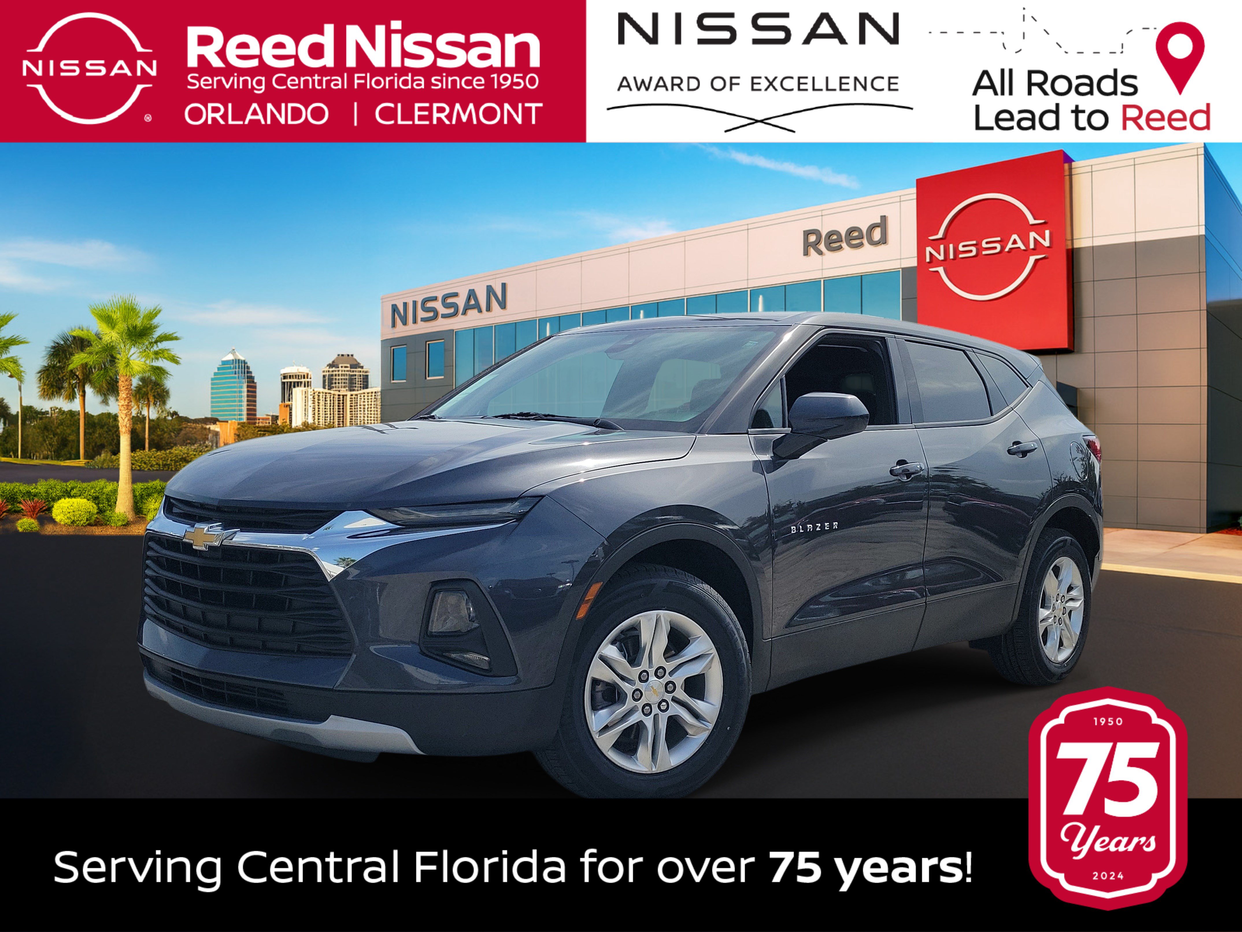 Used 2022 Chevrolet Blazer LT FWD image 1
