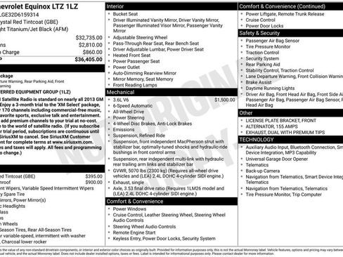 Used 2013 Chevrolet Equinox LTZ image 6