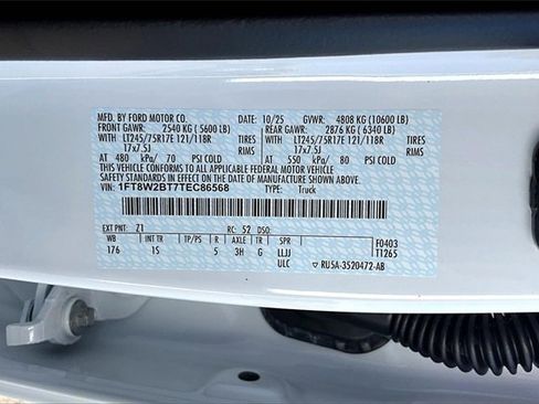 New 2026 Ford F250 XL w/ FX4 Off-Road Package image 12