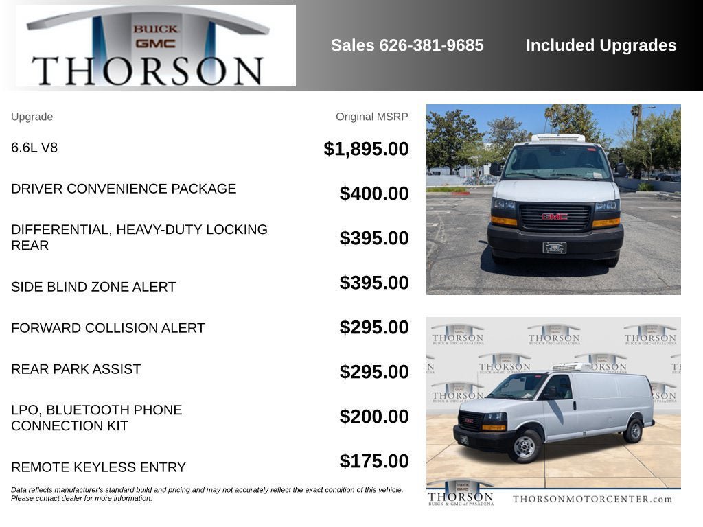 Used 2026 GMC Savana 3500 Extended w/ Driver Convenience Package RWD image 6