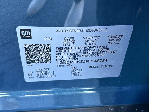 Used 2024 Chevrolet Traverse LT w/ LPO, Floor Liner Package image 31